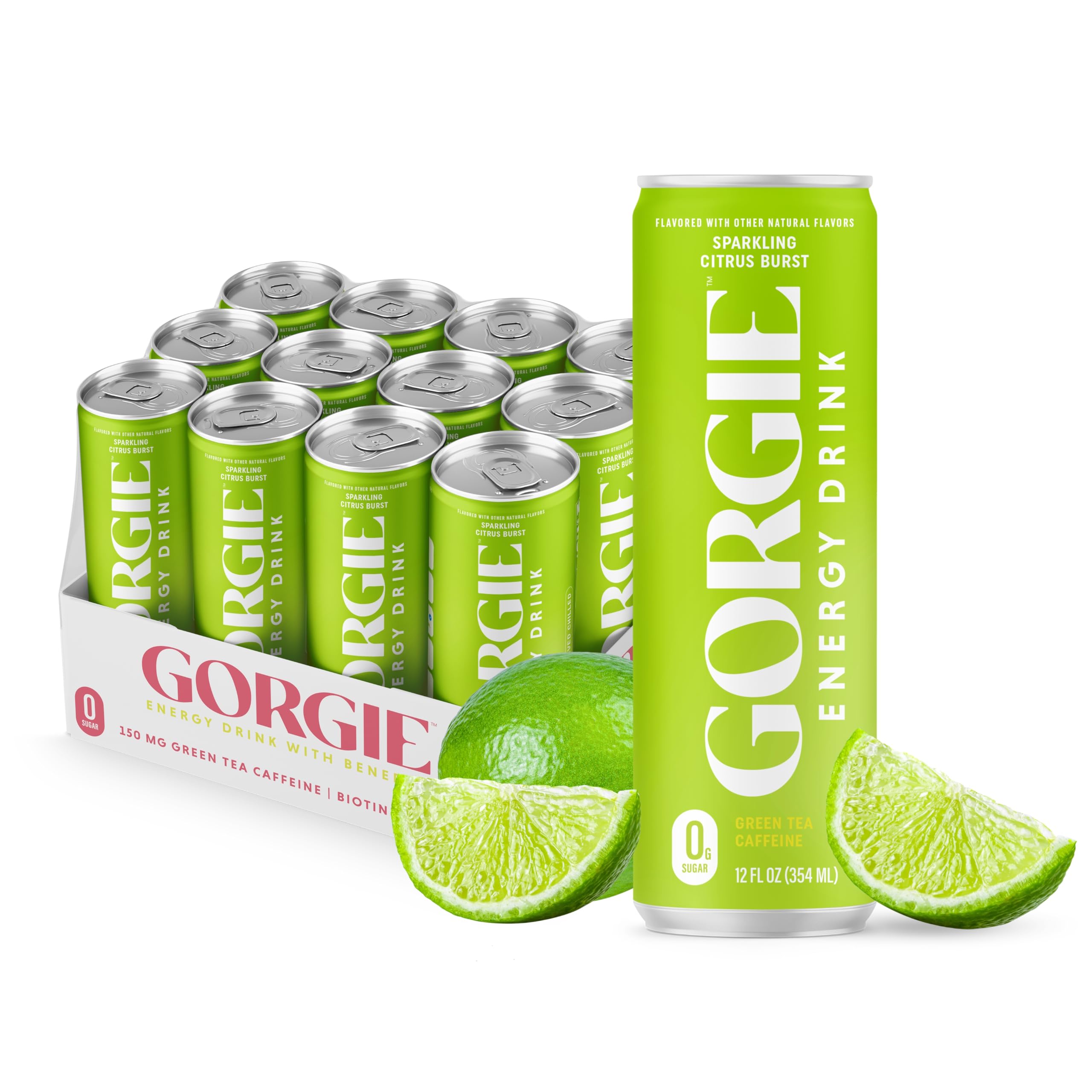 Amazon.com : GORGIE Citrus Burst Sugar Free Energy Drink, Green